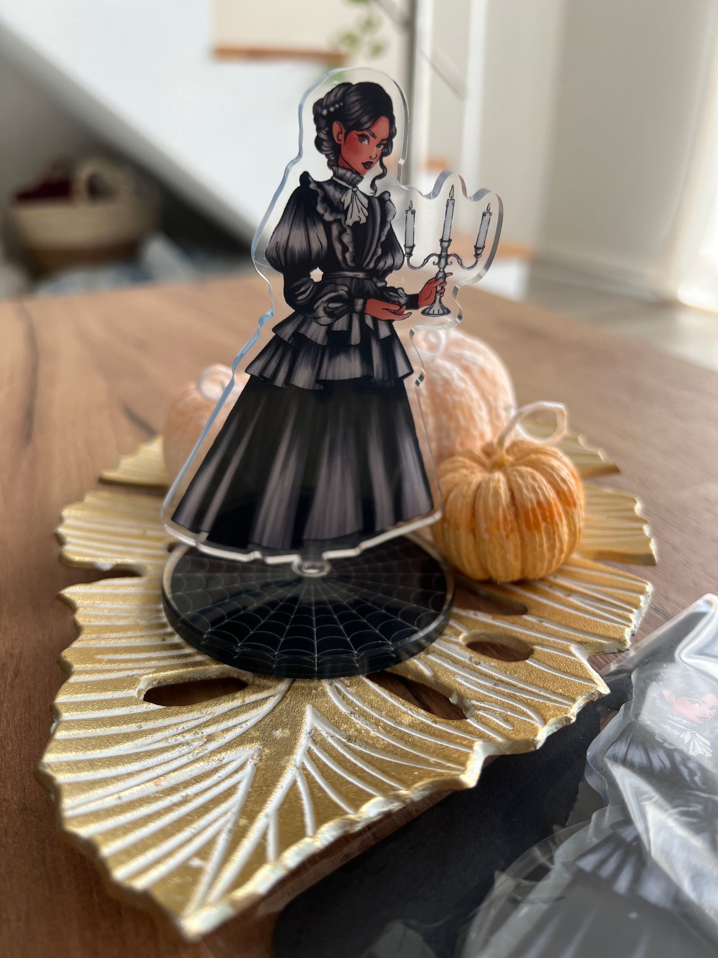 Victorian ghost rotating standee