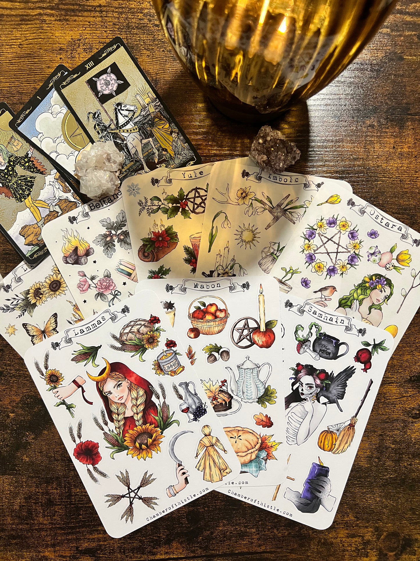 Wheel of the Year - 8 sticker sheets
