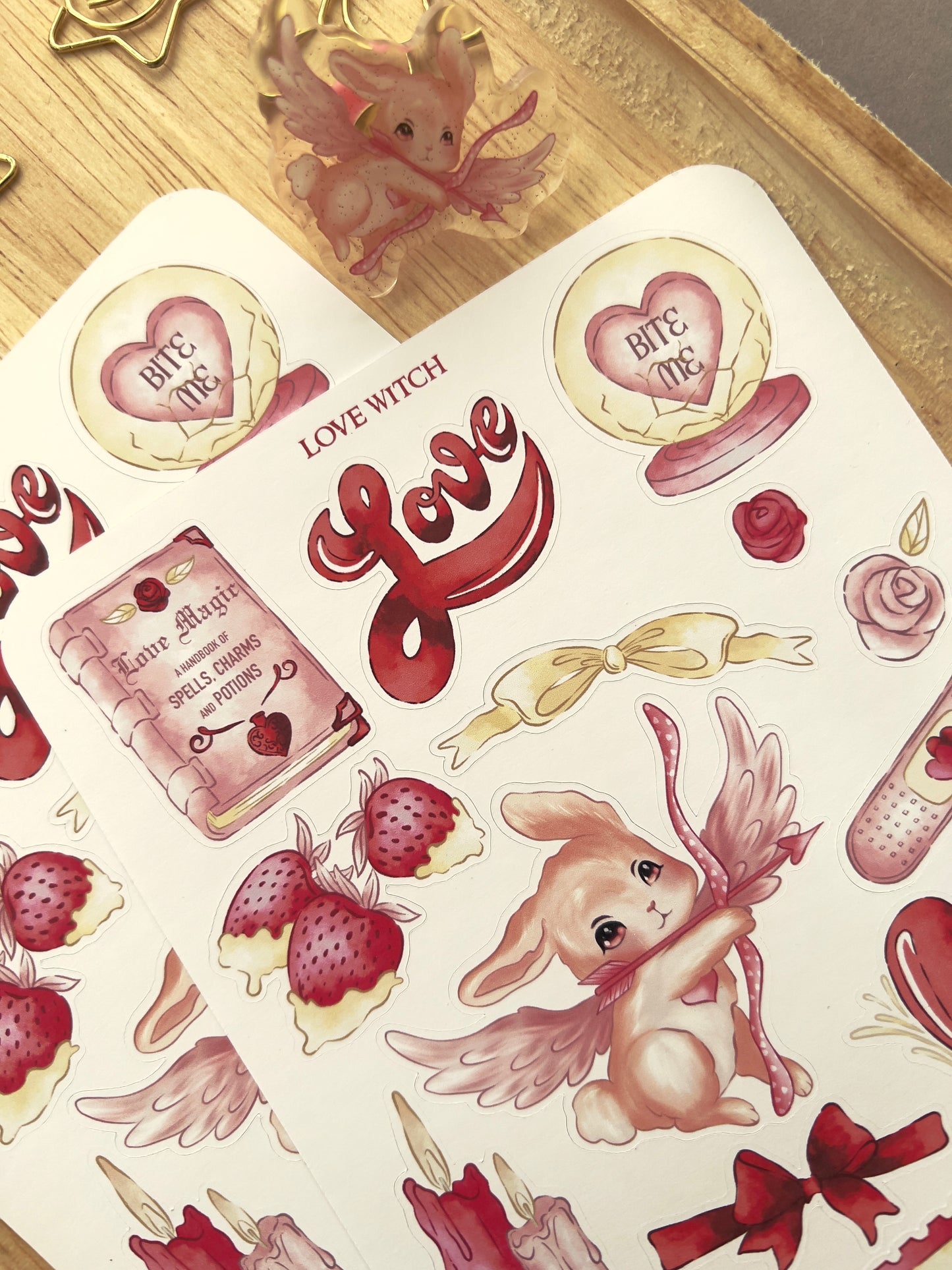 Love witch sticker sheet