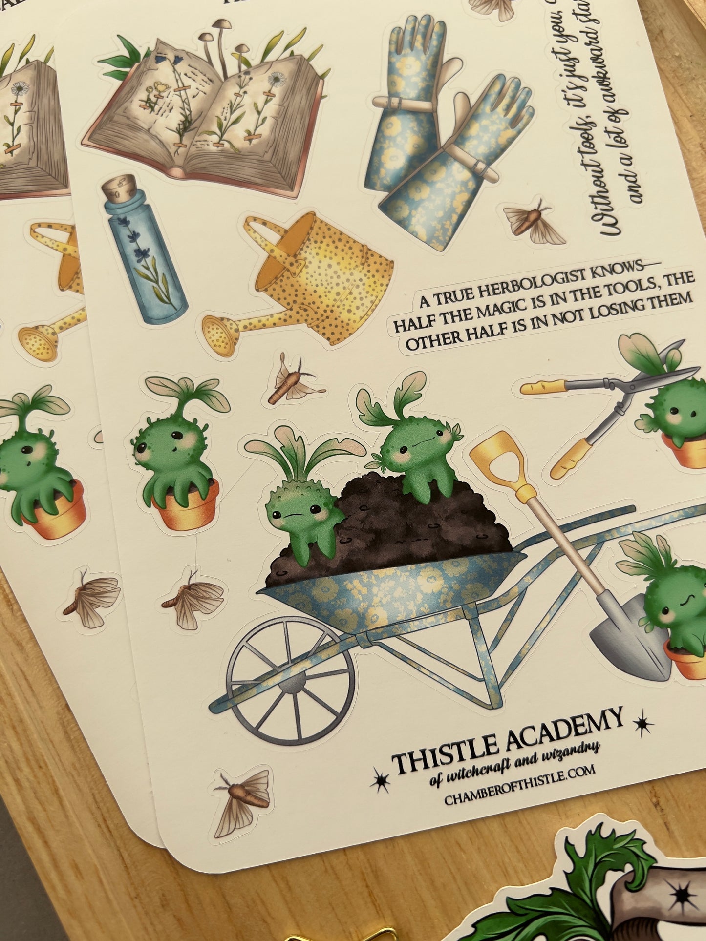 Herbalist’s arsenal sticker sheet