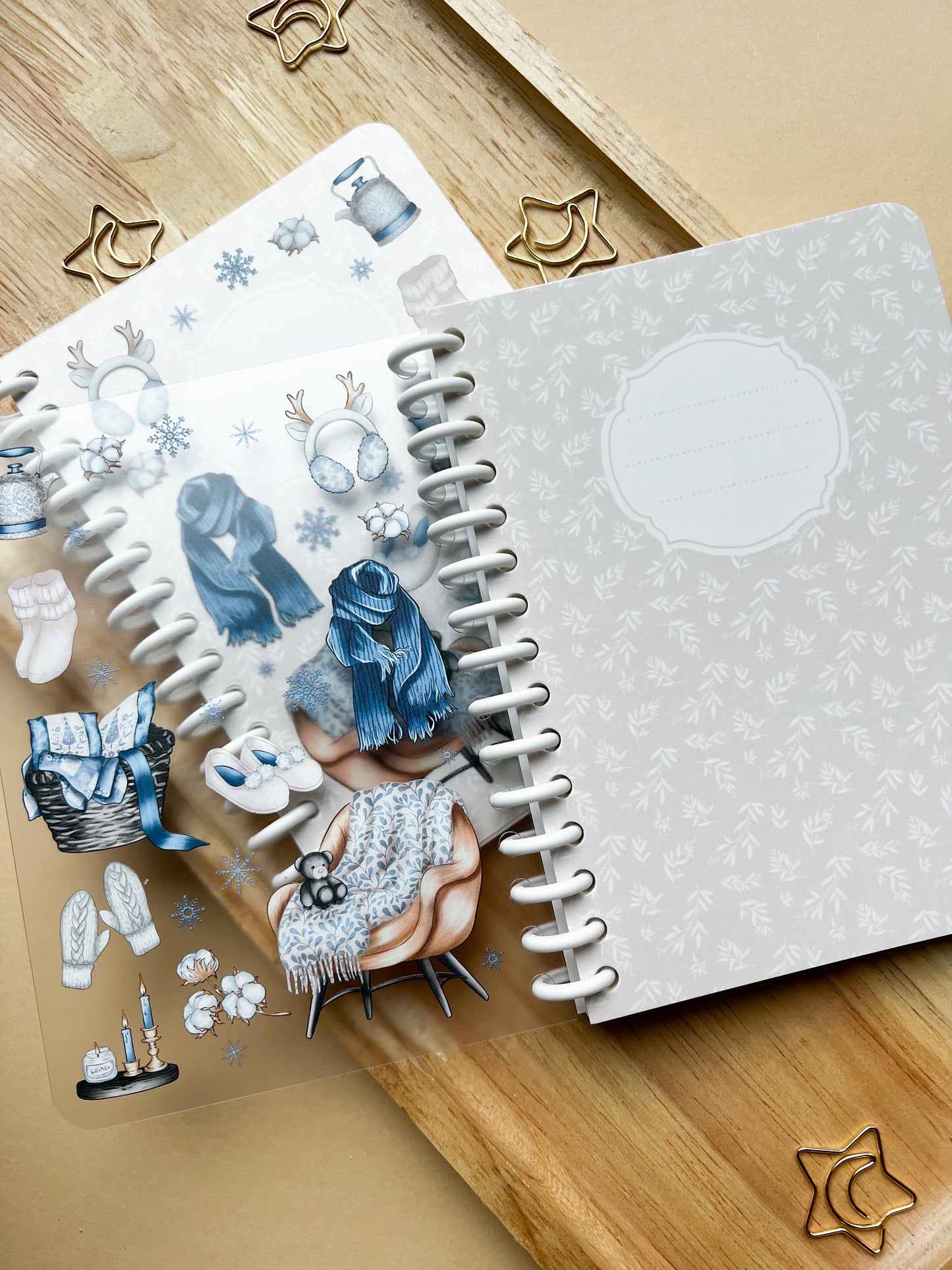 “Hygge winter” smart ring binder notebook