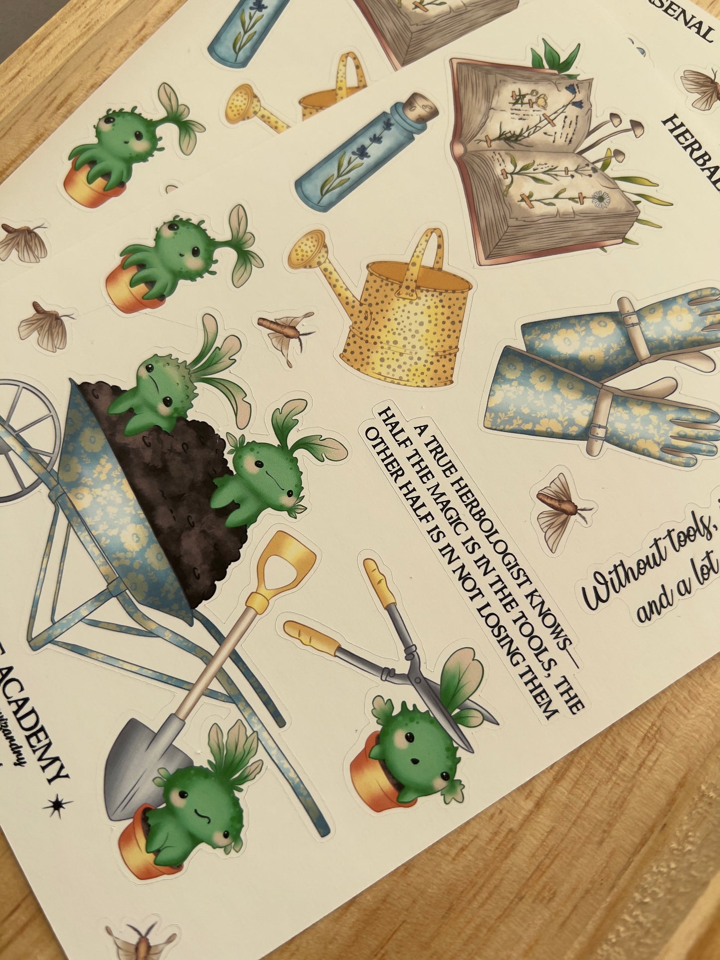 Herbalist’s arsenal sticker sheet