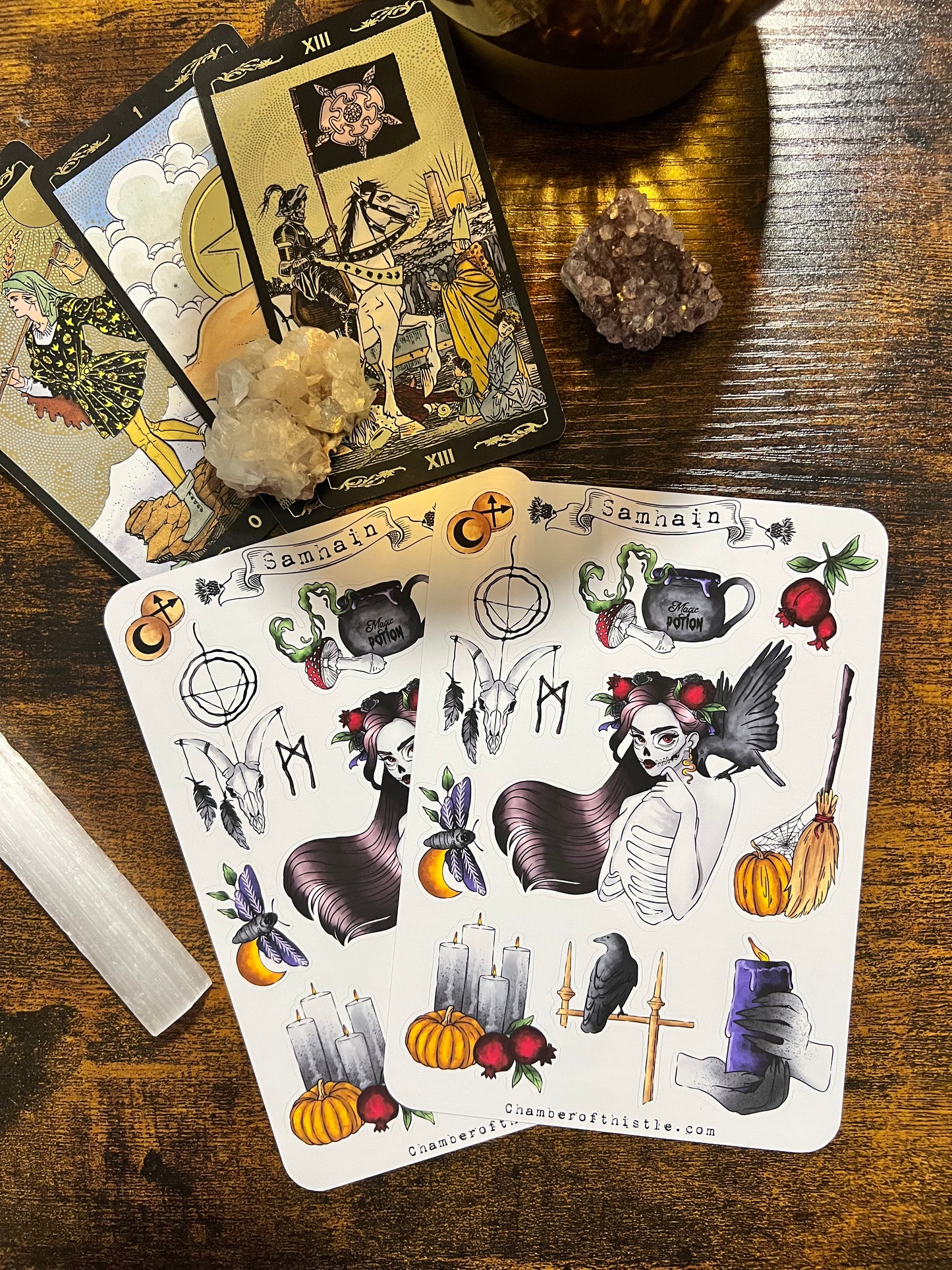 Samhain sticker sheet