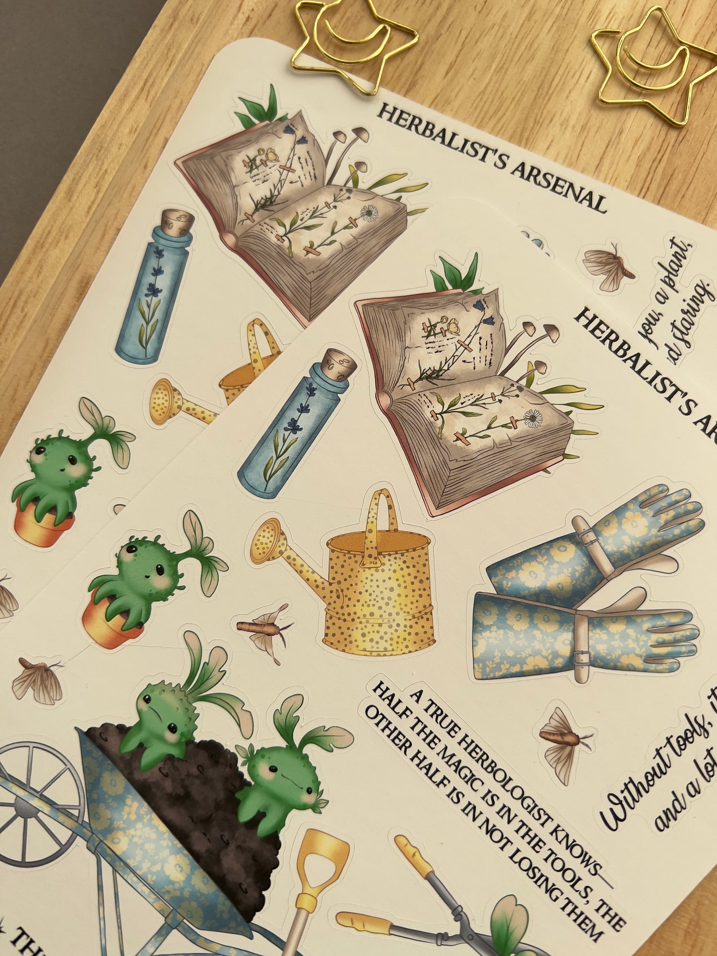 Herbalist’s arsenal sticker sheet