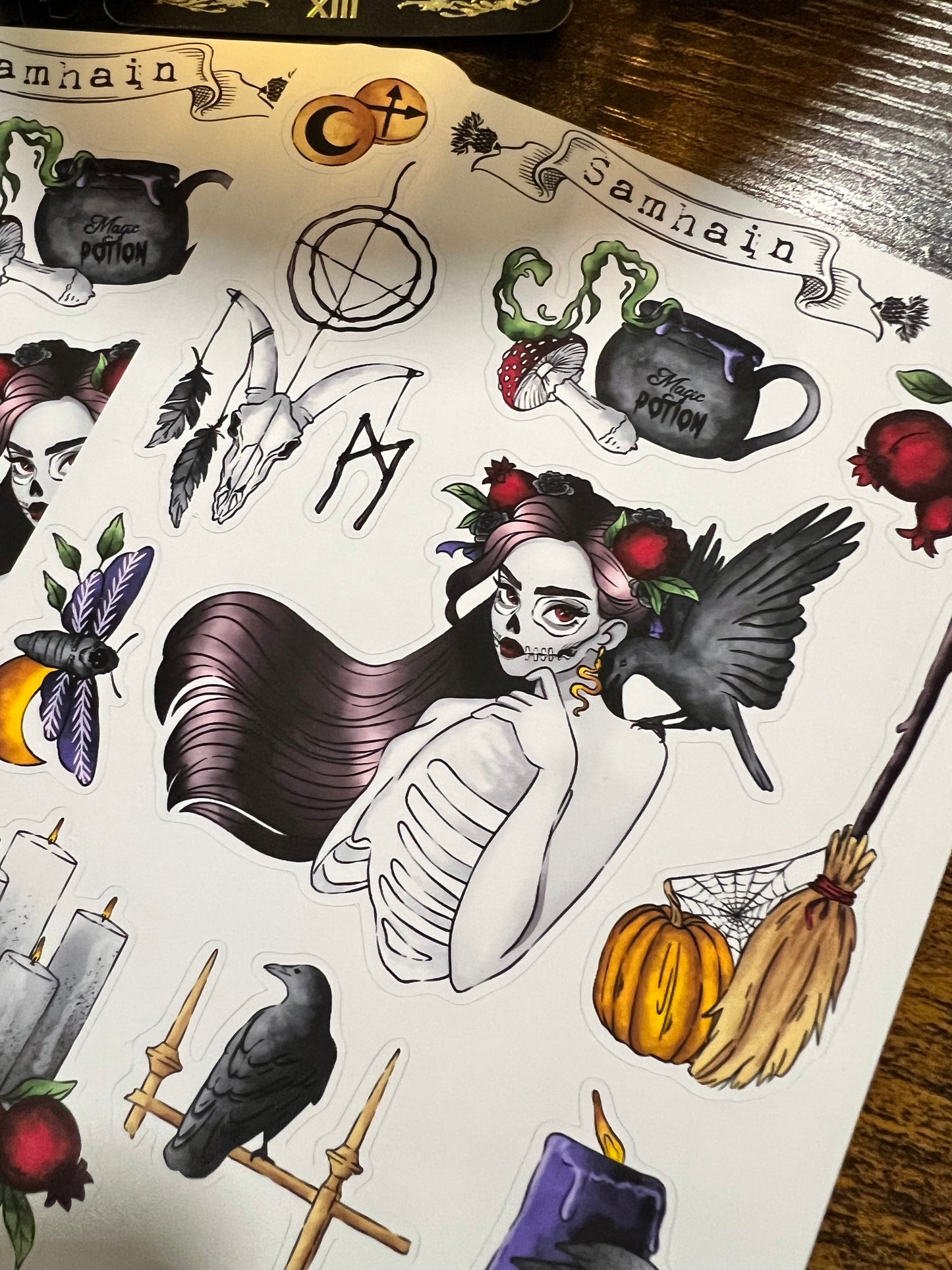 Samhain sticker sheet
