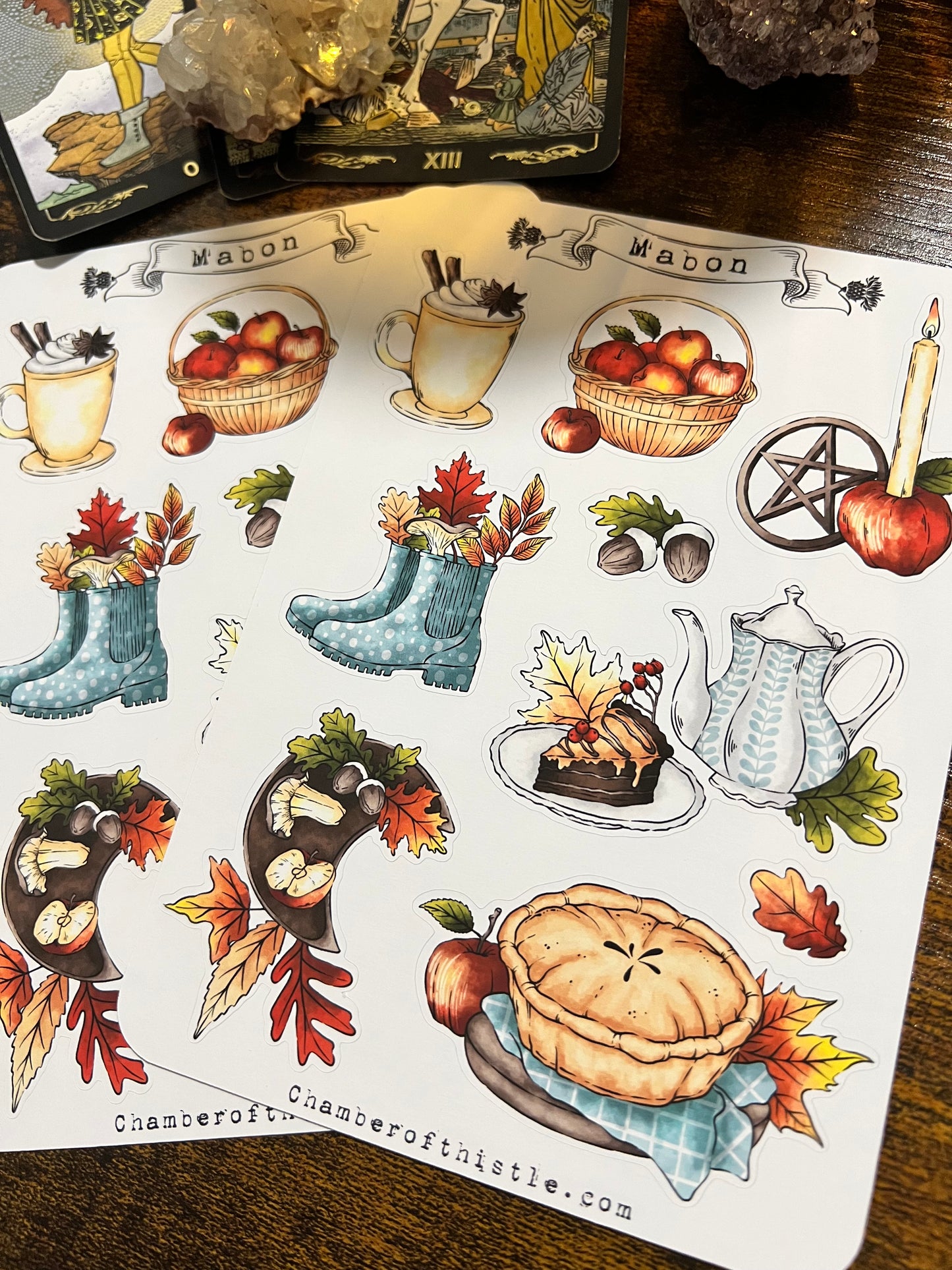 Mabon sticker sheet