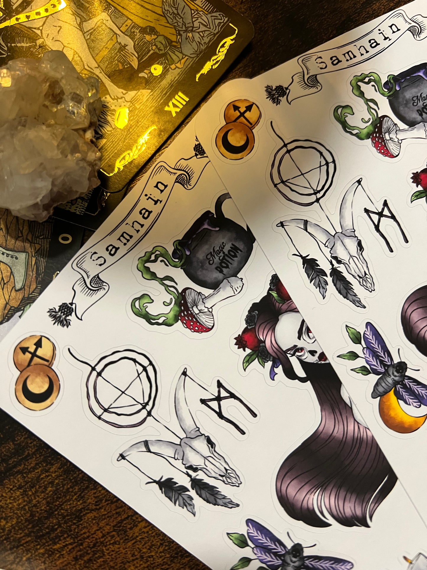 Samhain sticker sheet