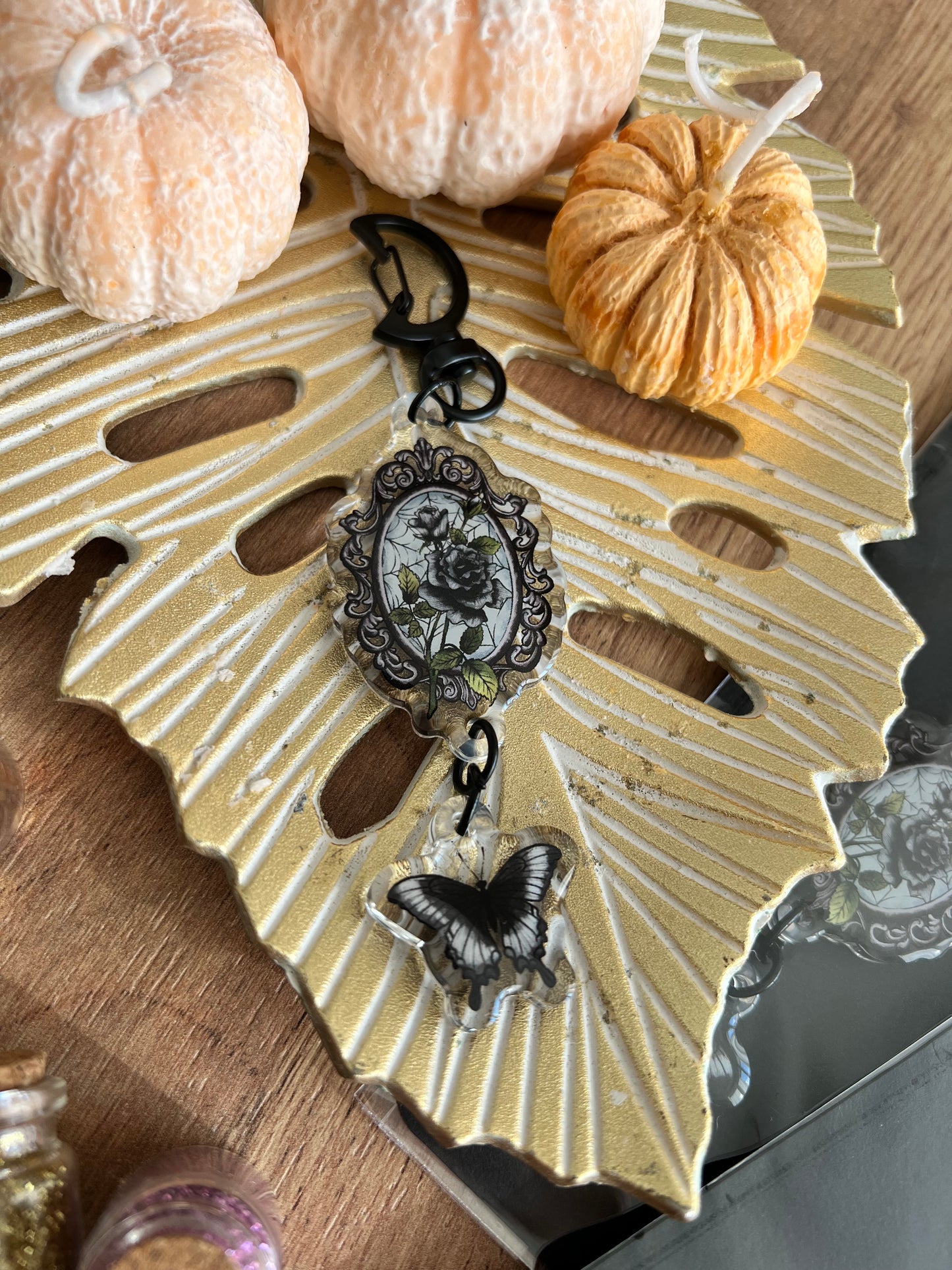 Victorian key chain