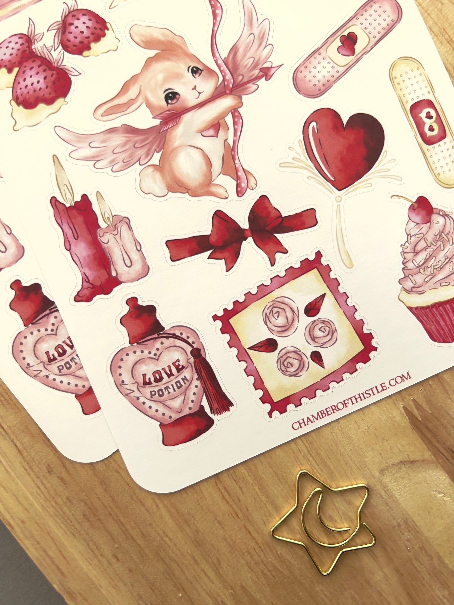Love witch sticker sheet