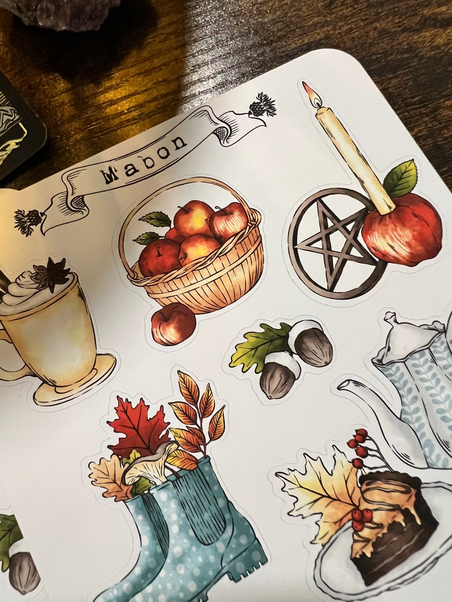 Mabon sticker sheet