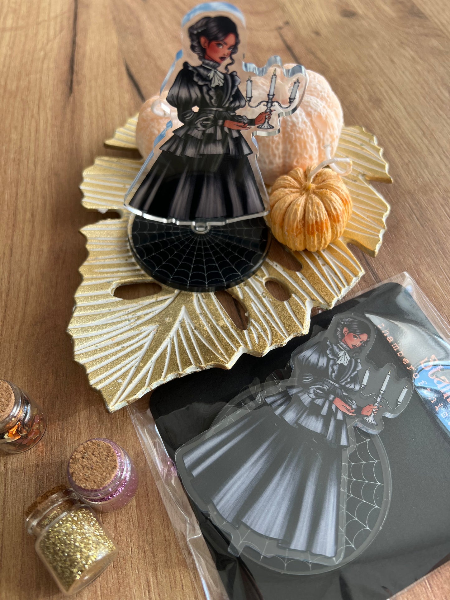 Victorian ghost rotating standee