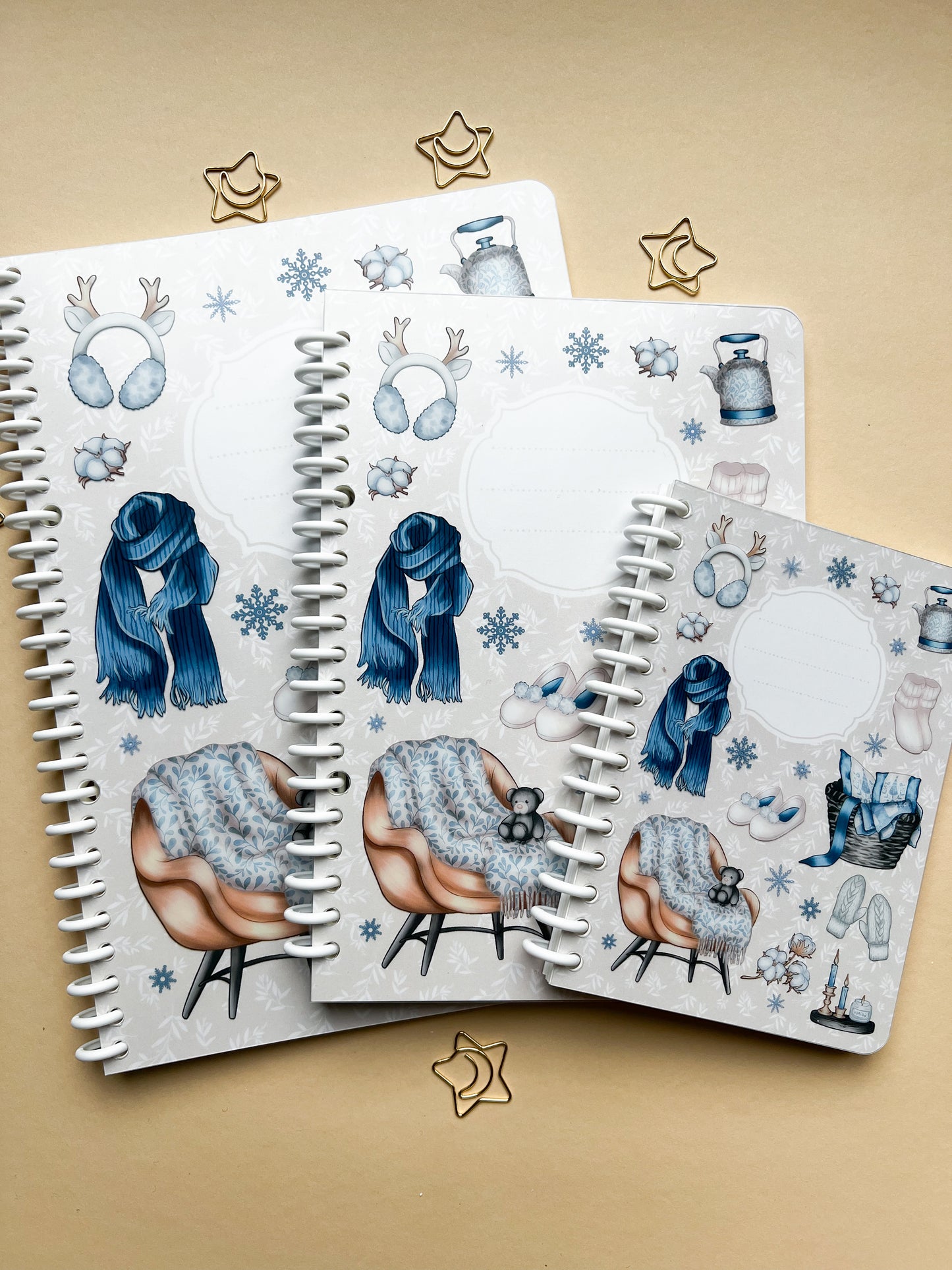 “Hygge winter” smart ring binder notebook