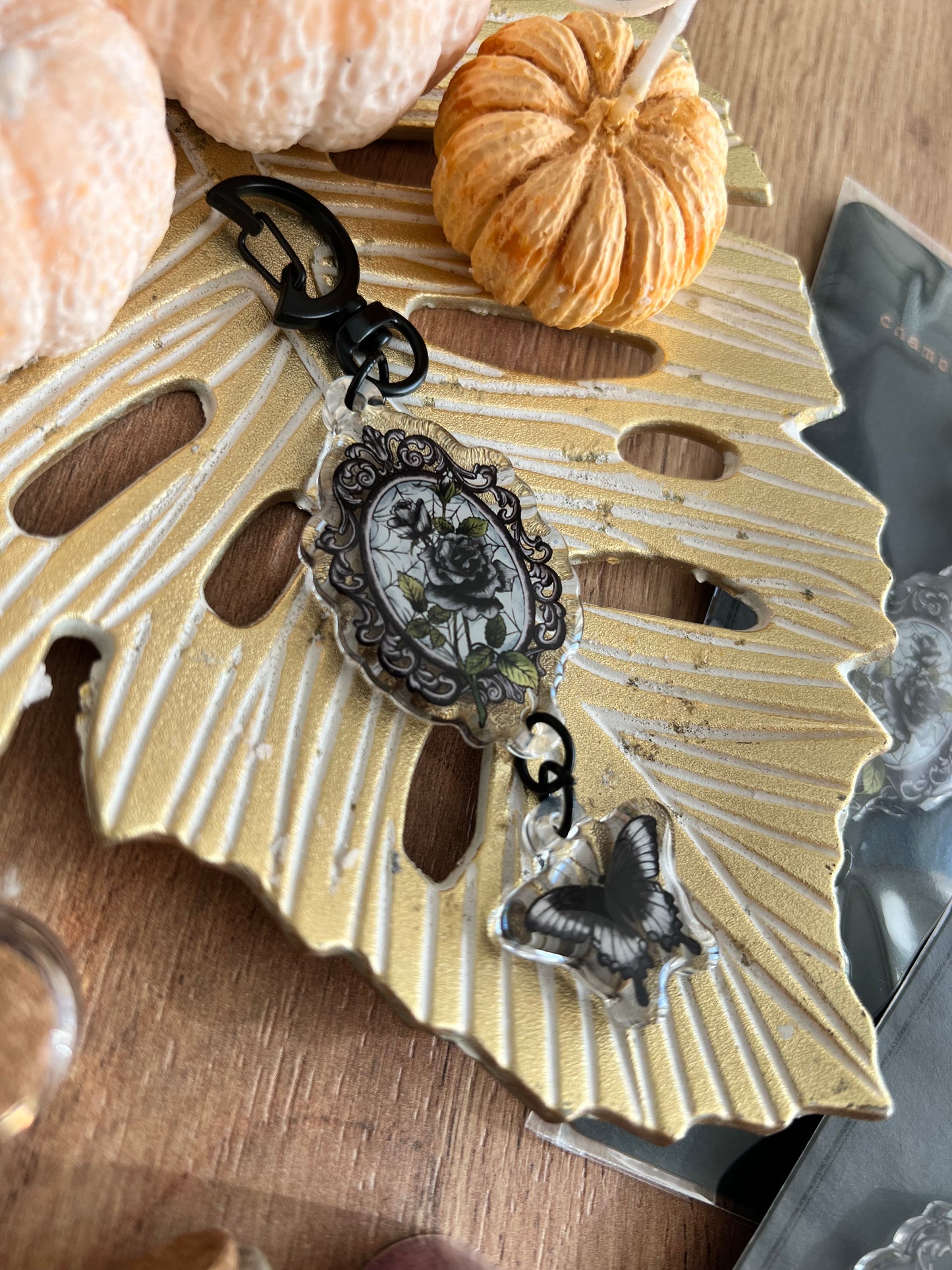 Victorian key chain