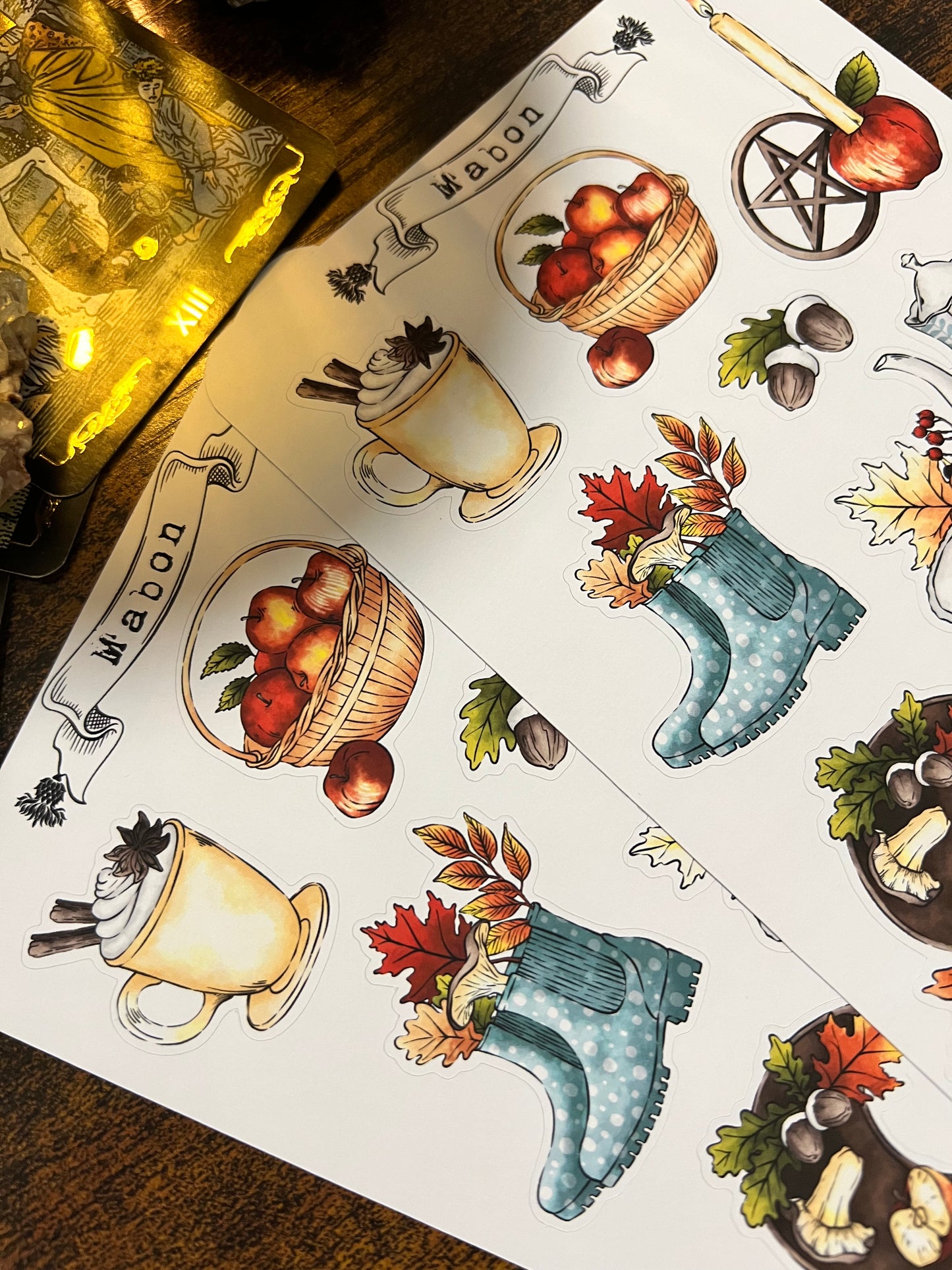 Mabon sticker sheet