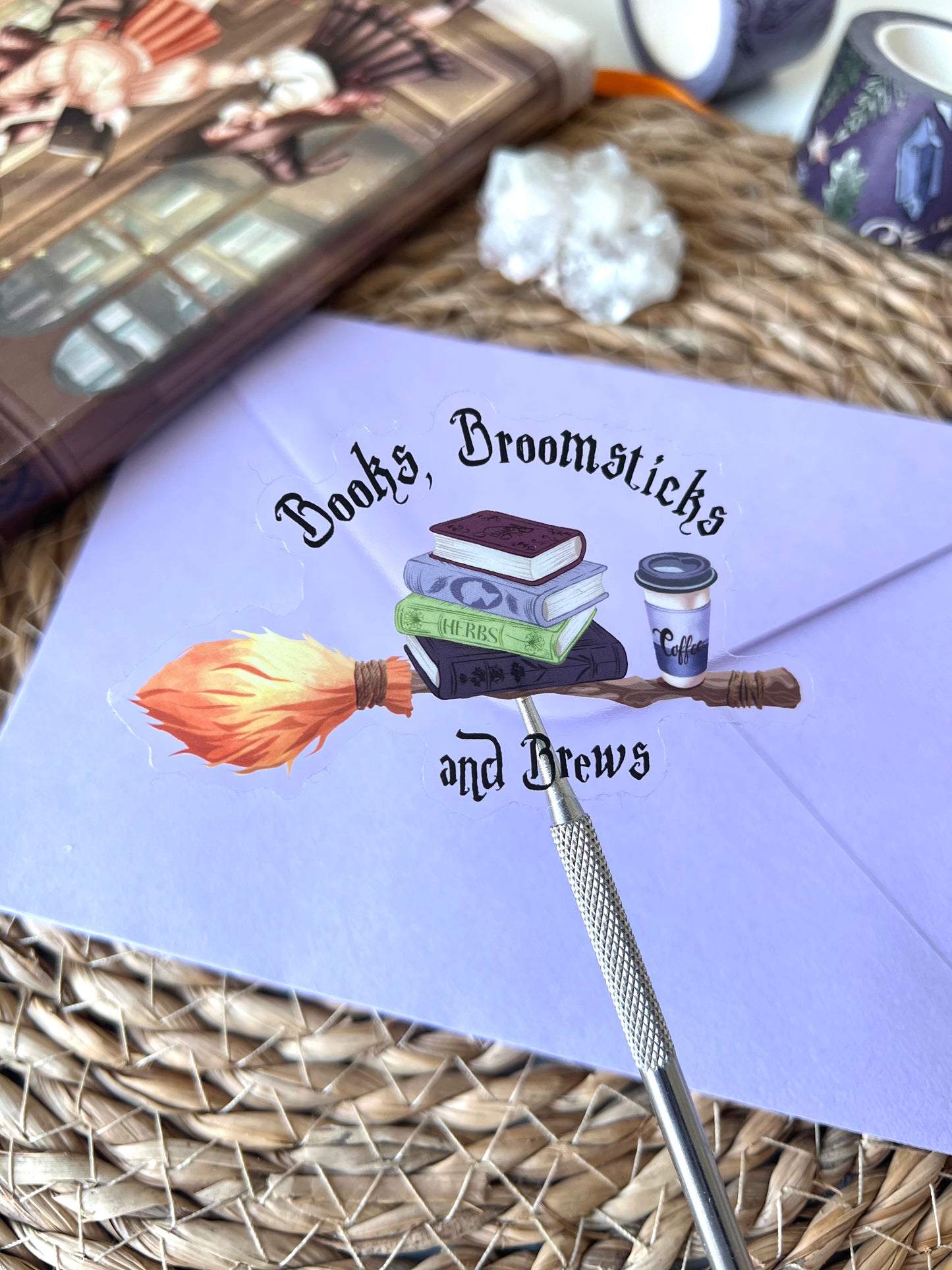 Books, broomsticks & brews (transparent)