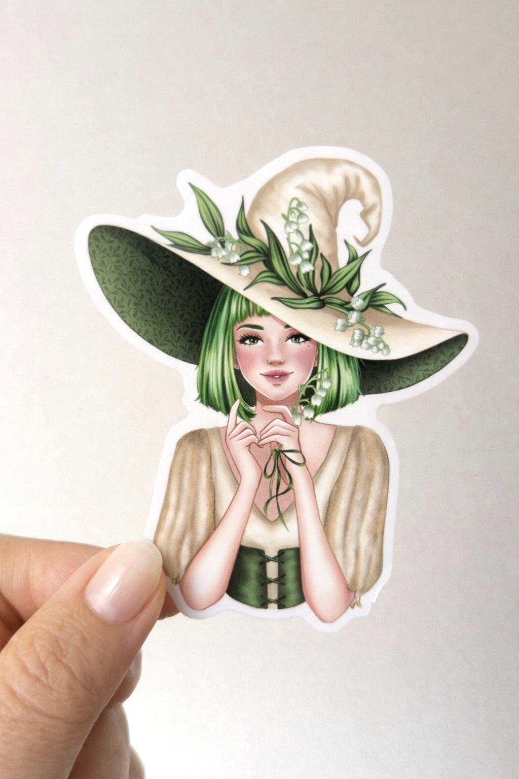 Lily of the Valley witch (transparent)