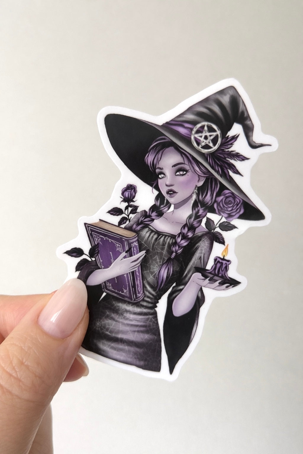 Purple witch (transparent)