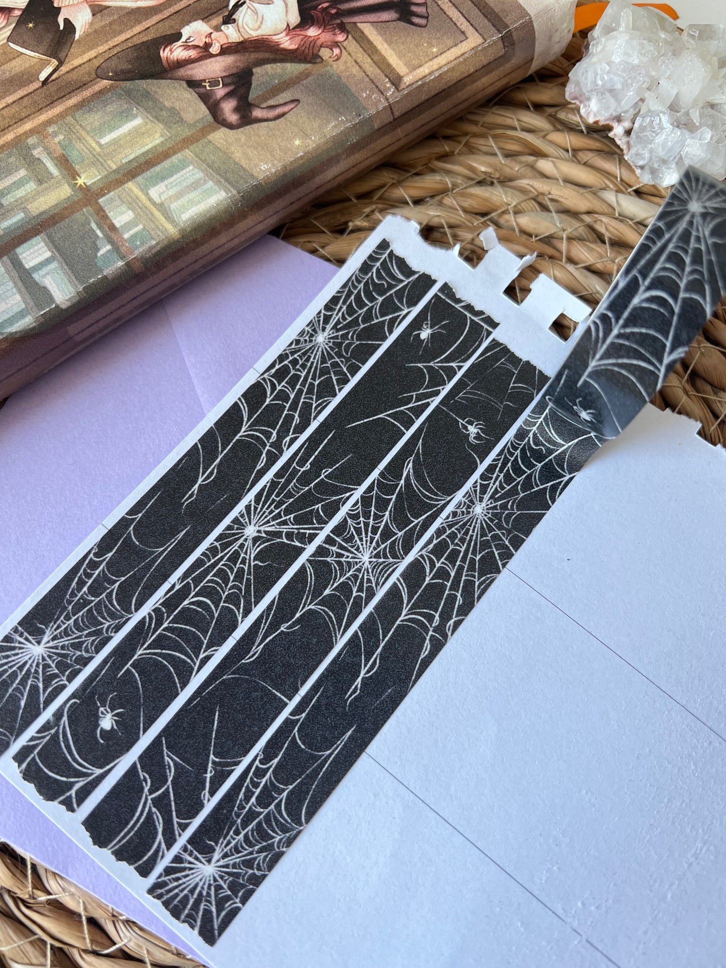 Spider web washi tape