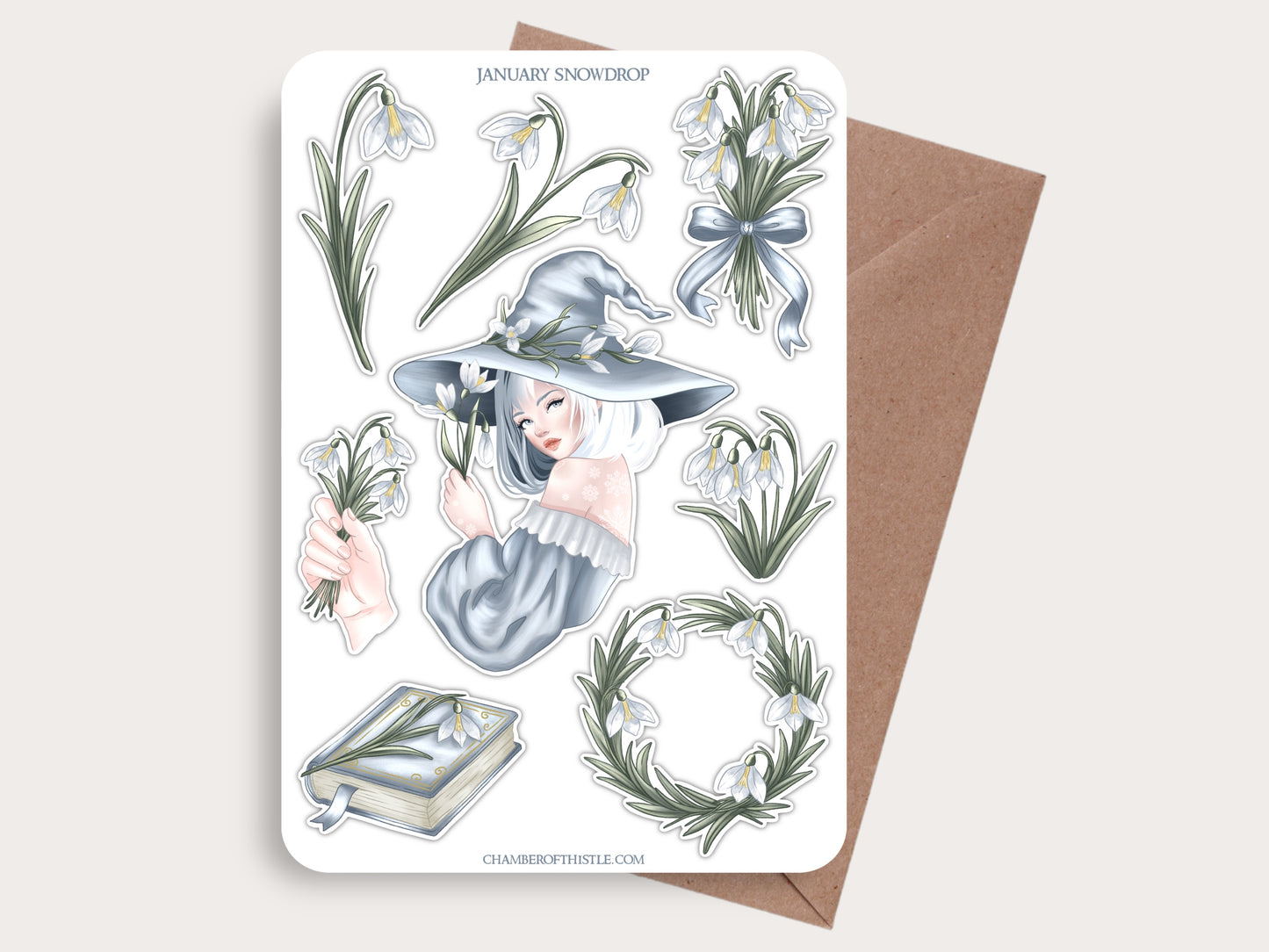 January Snow Drop Witch