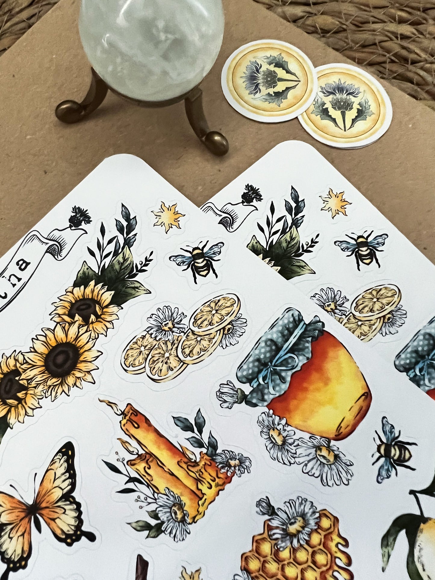 Litha sticker sheet