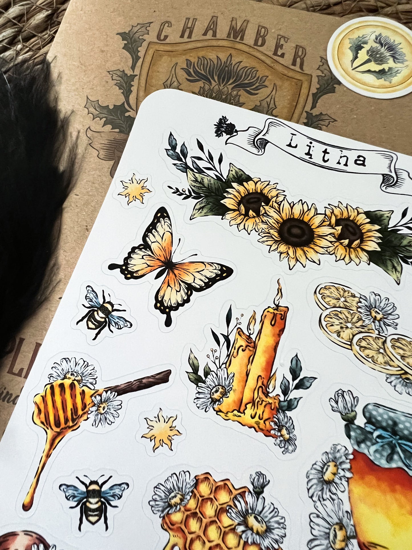 Litha sticker sheet