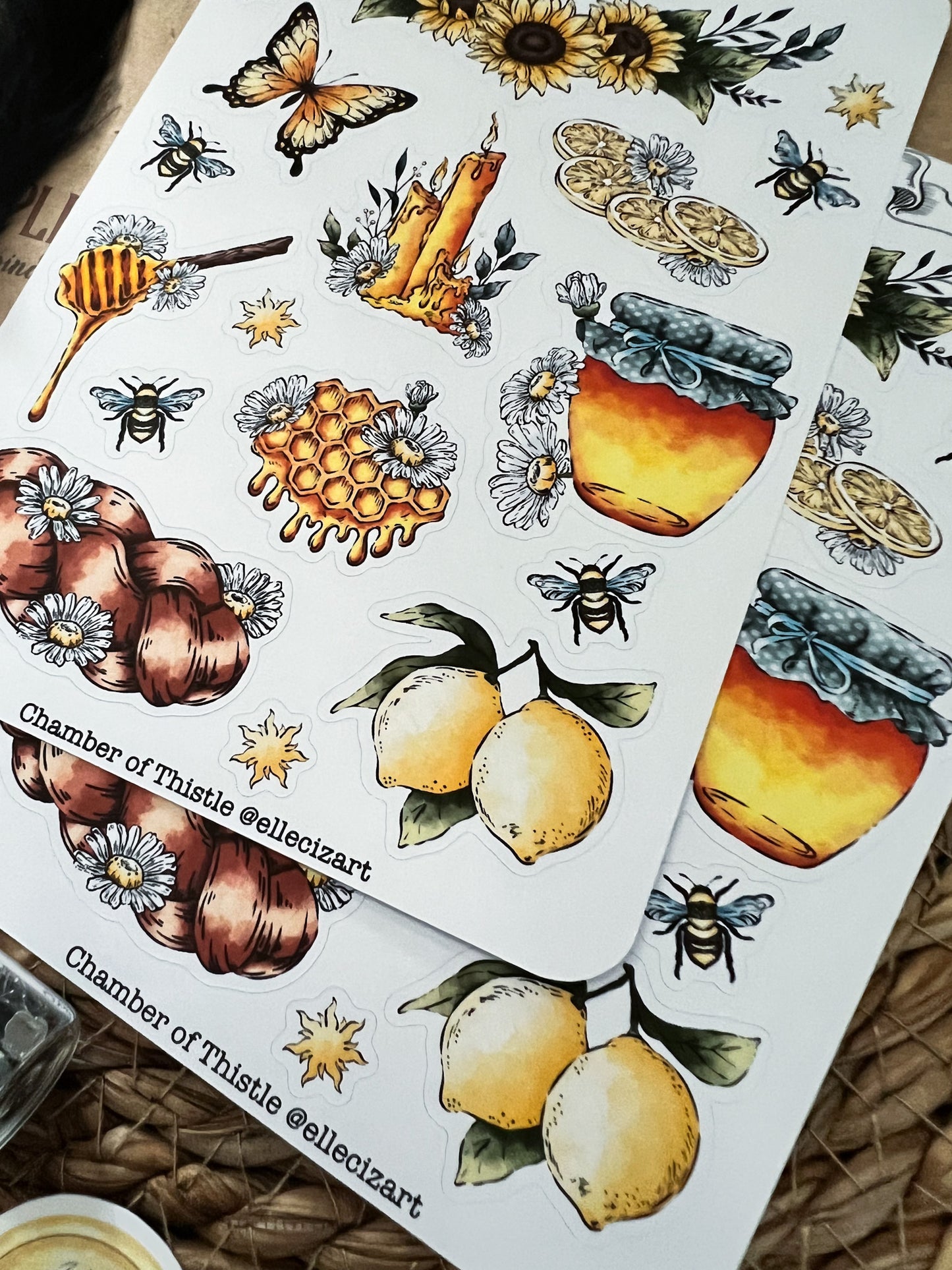 Litha sticker sheet