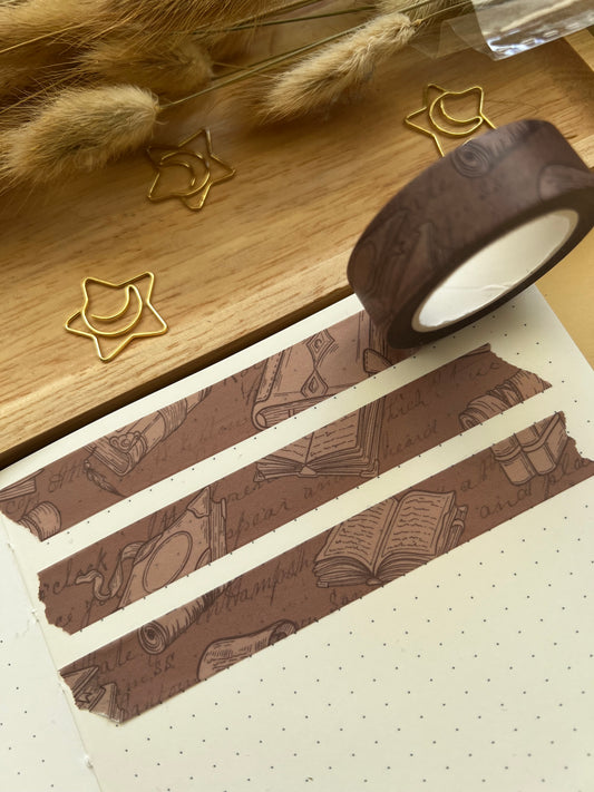 Old books washi tape