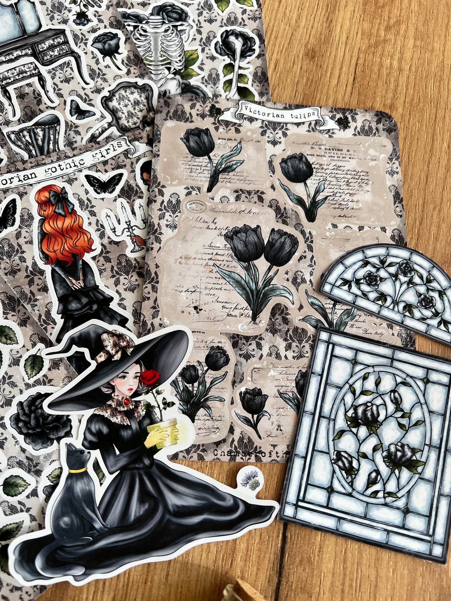 Full Victorian sticker collection