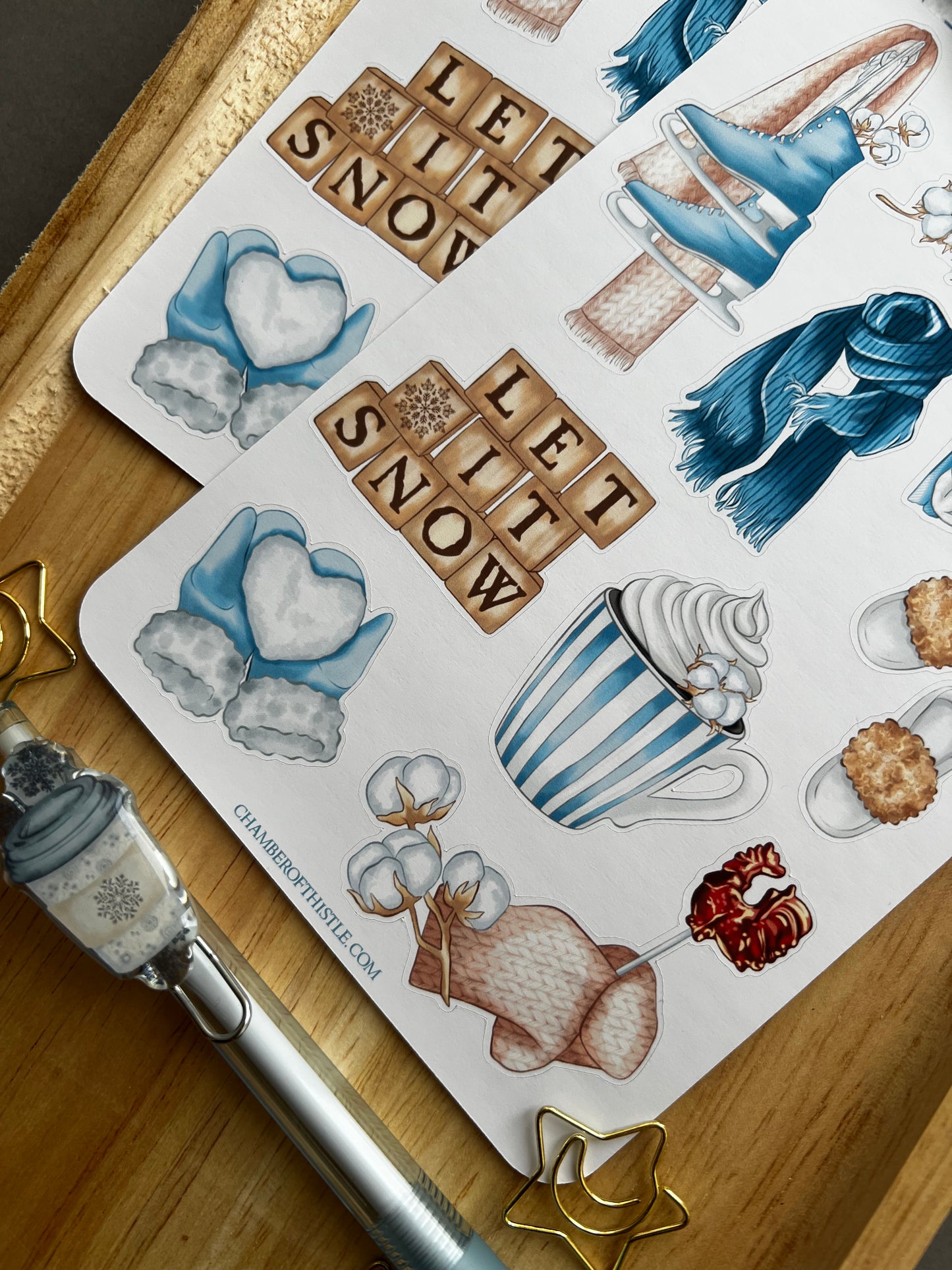Snowspell Witch sticker collection
