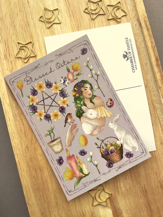 Ostara post card