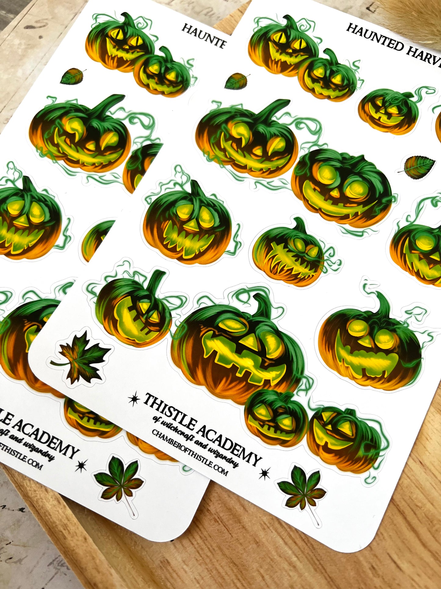 Haunted Harvest sticker sheet