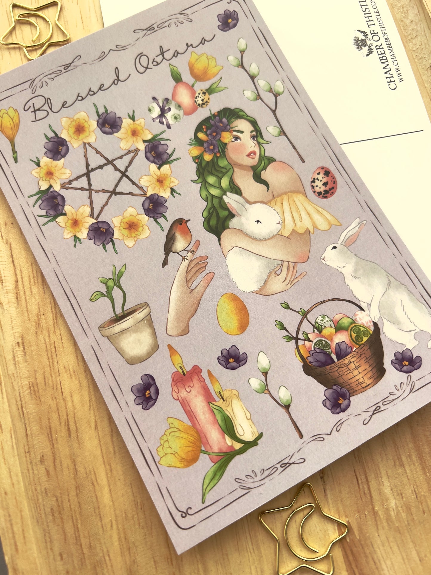 Ostara post card