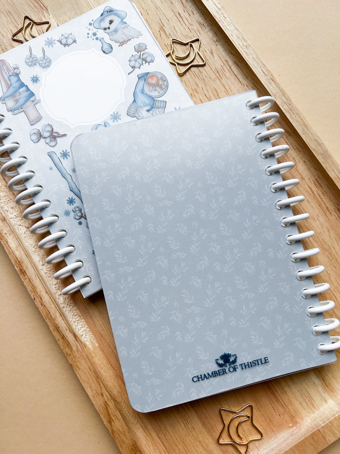 “Snowspell witch” smart ring binder notebook