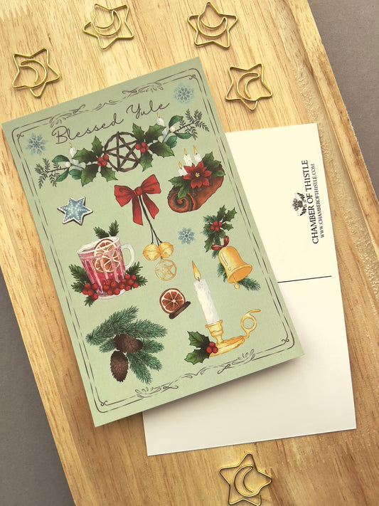 Yule post card
