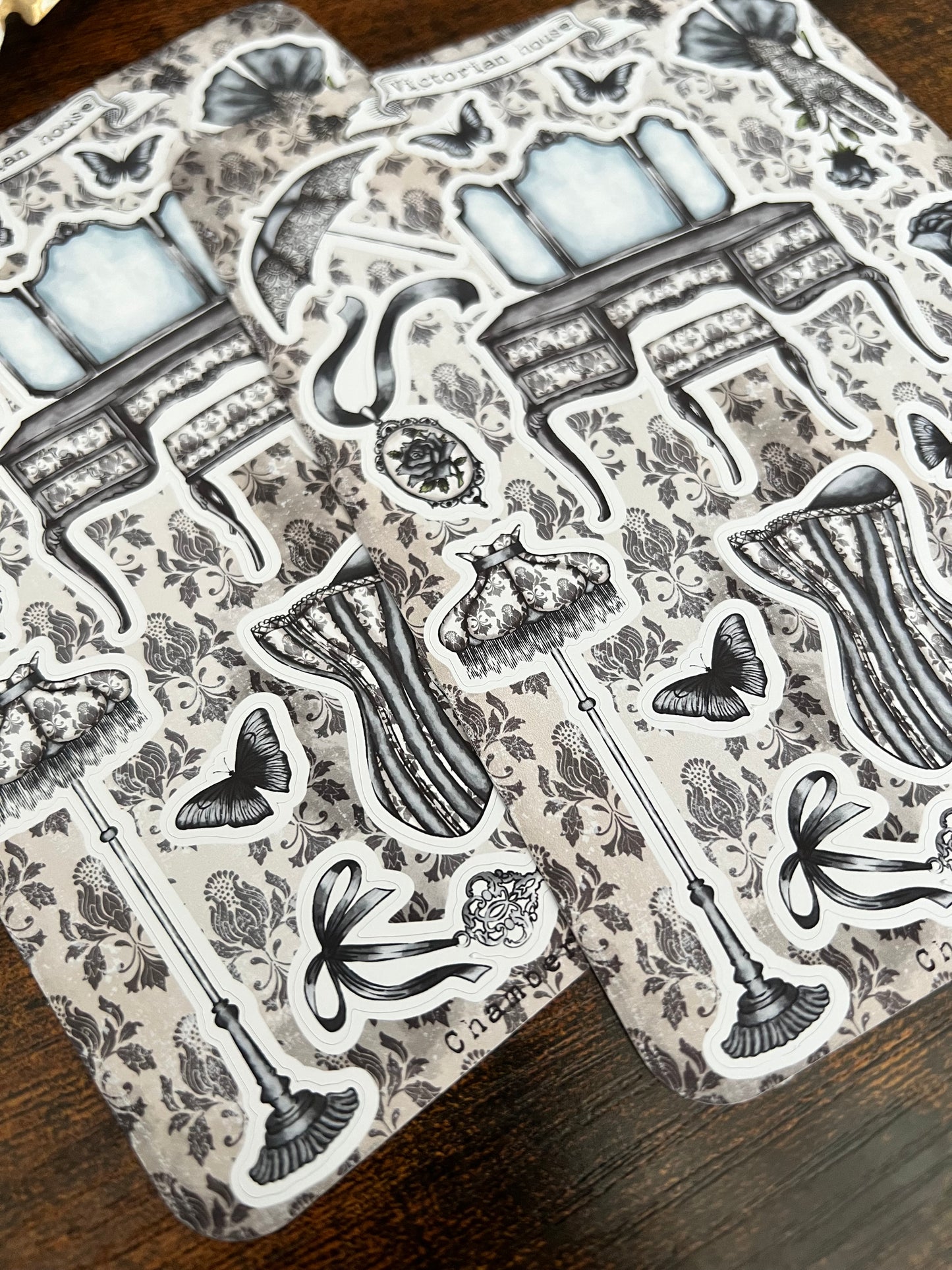 Victorian house sticker sheet