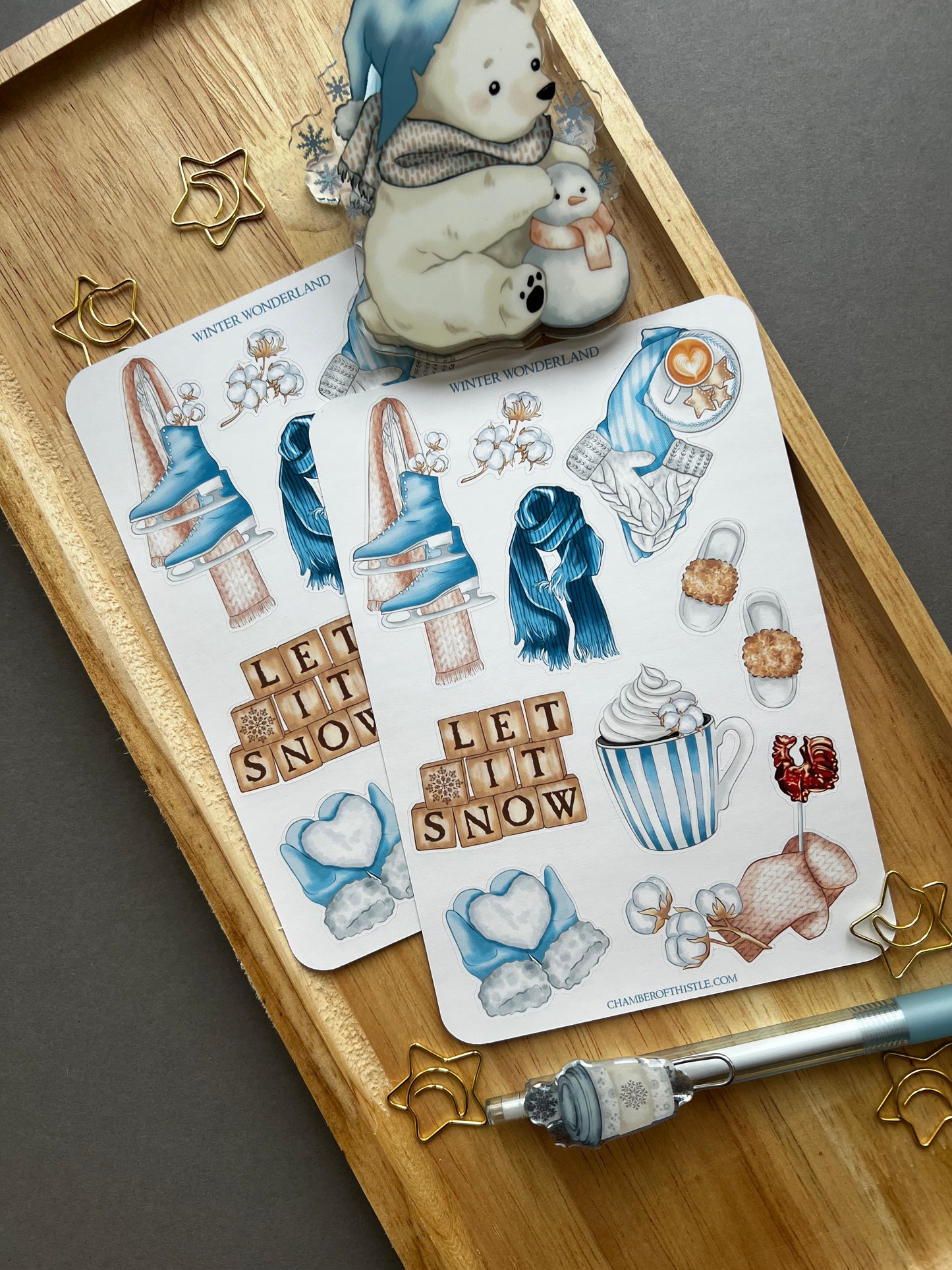 Snowspell Witch sticker collection