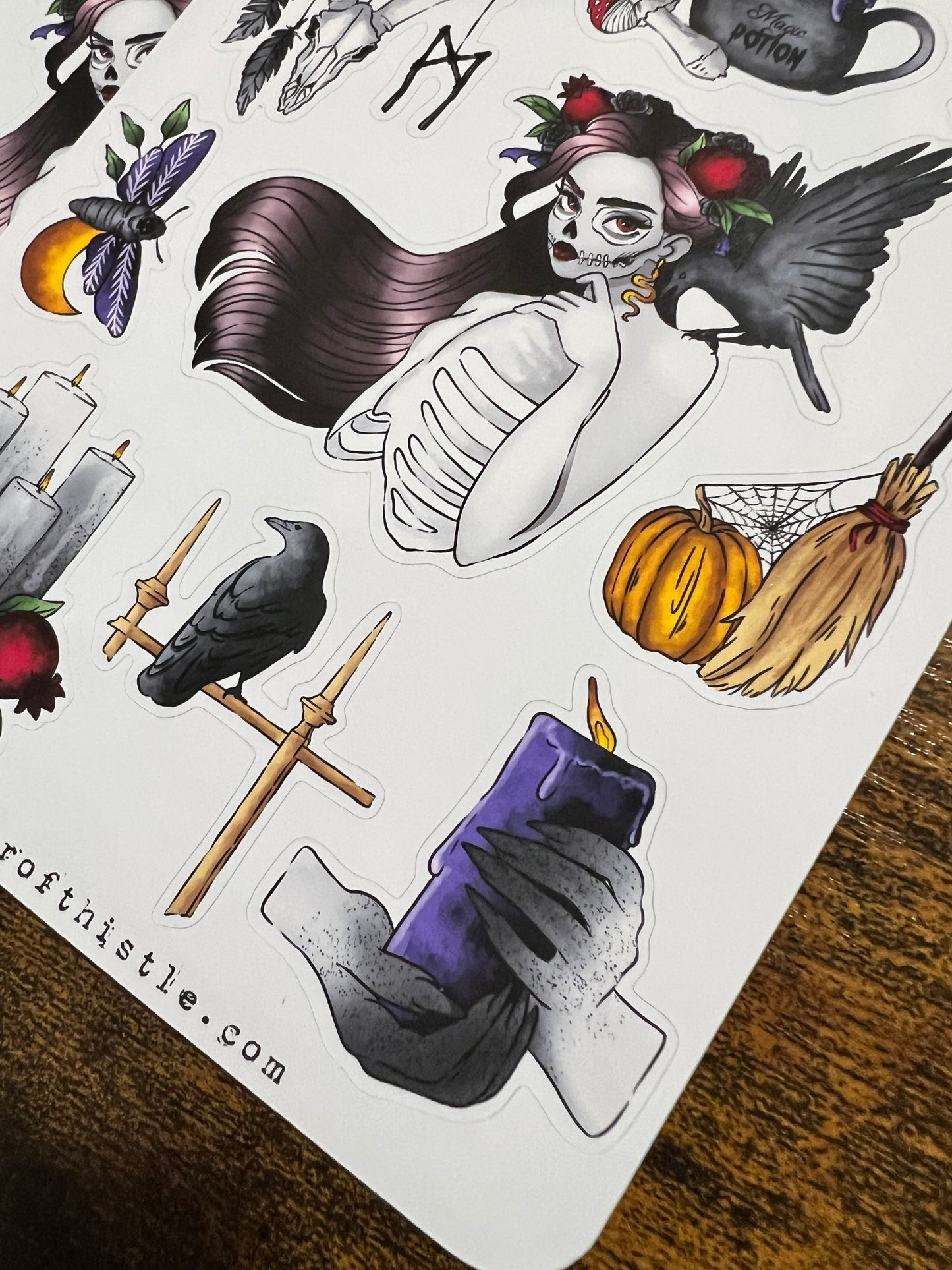 Samhain sticker sheet