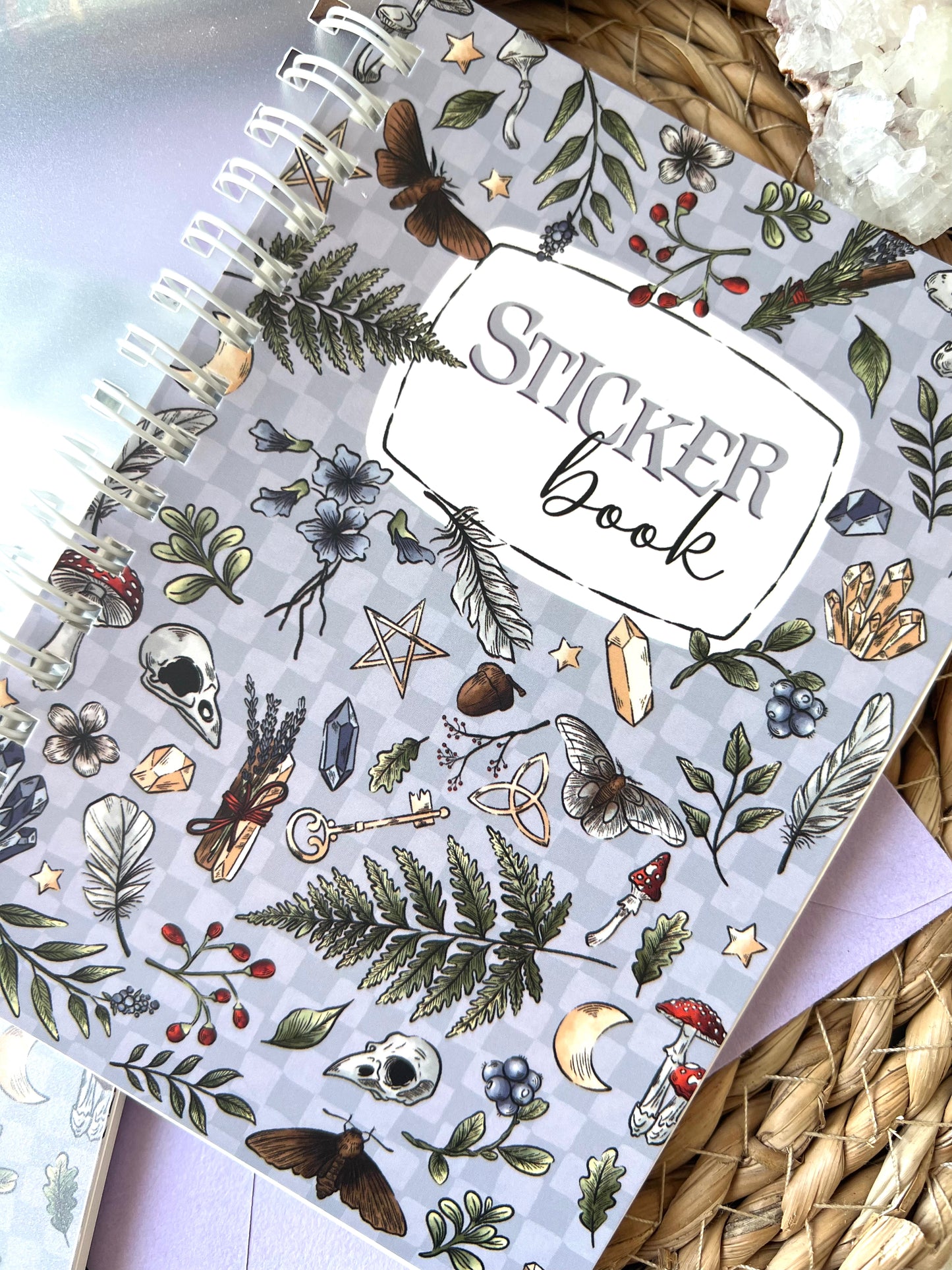 Reusable sticker book Light purple