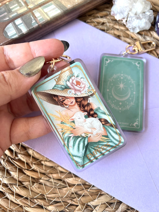 Tarot the Empress key chain
