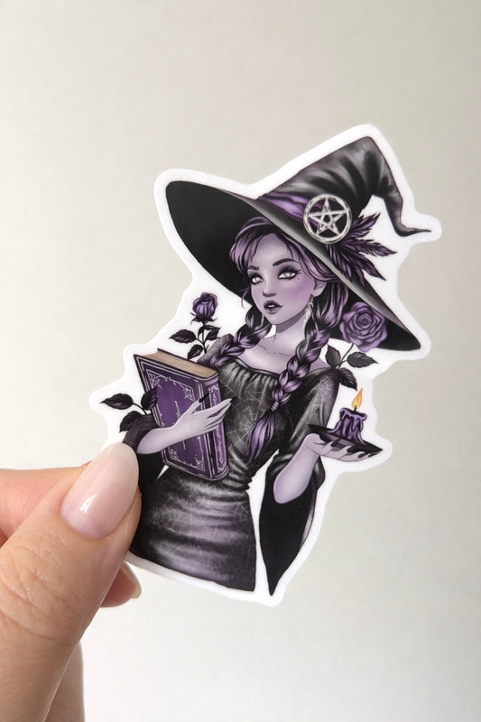 Purple witch (transparent)