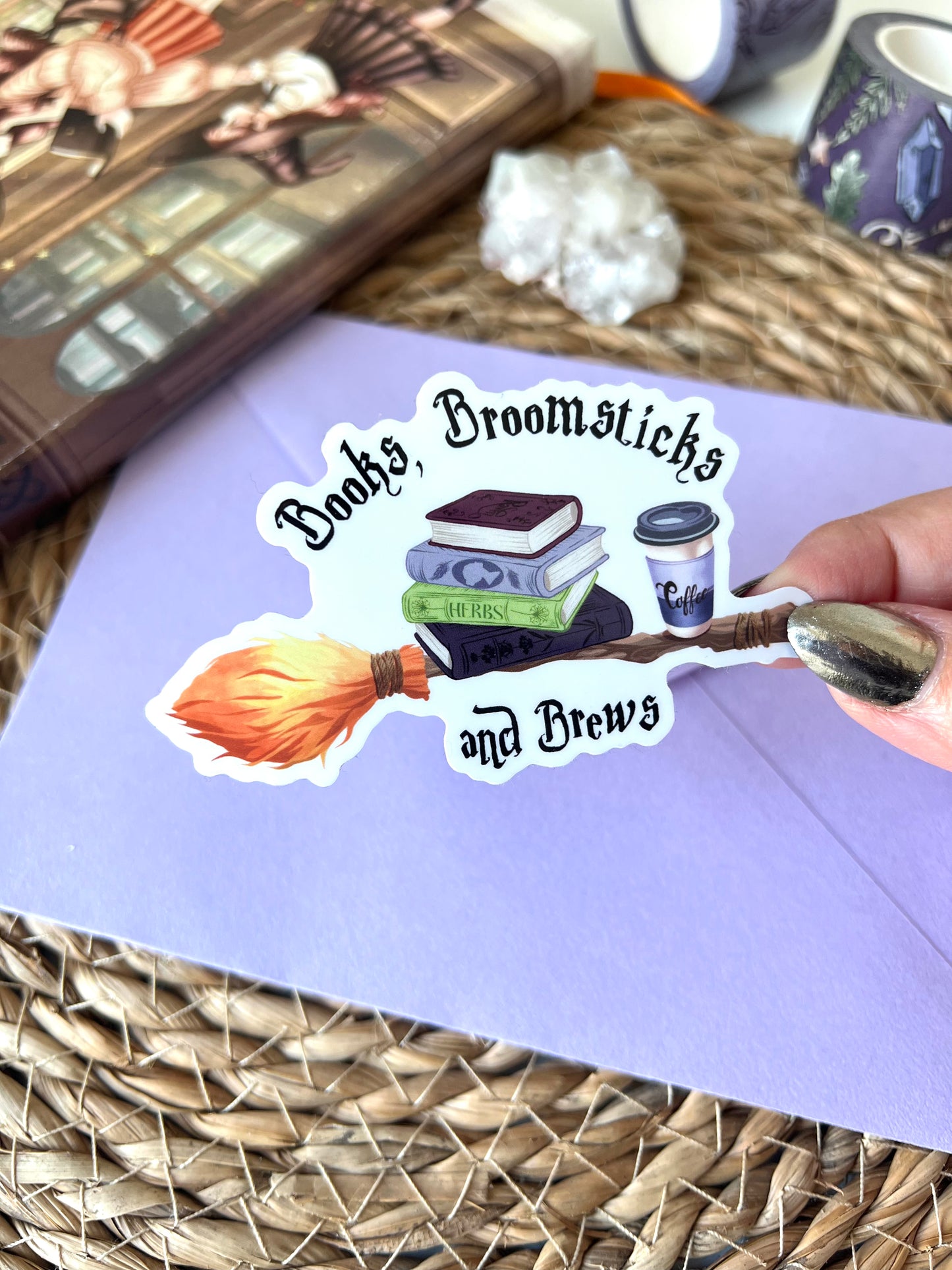 Books, broomsticks & brews (transparent)