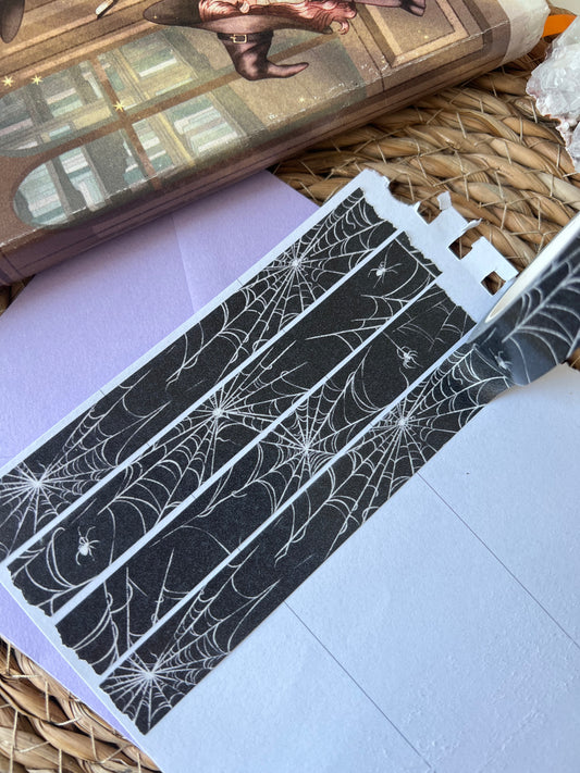 Spider web washi tape