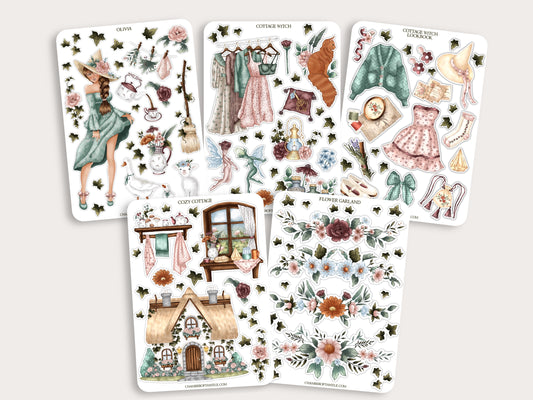 Cottage Witch sticker collection