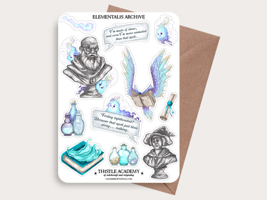 Elementalis Archive sticker sheet