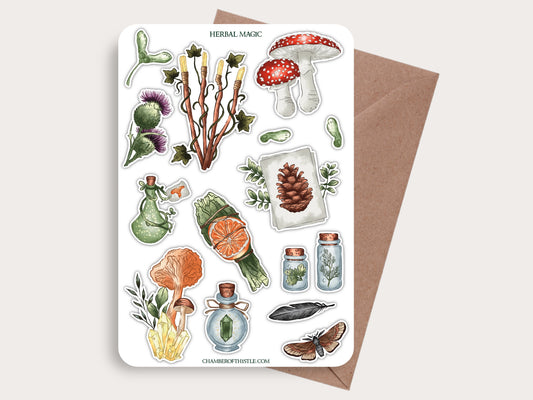 Herbal Magic sticker sheet
