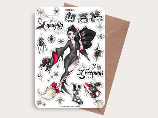 Ophelia sticker sheet